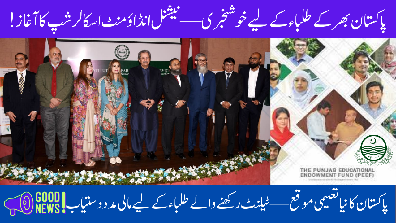 National Endowment Scholarship Pakistan